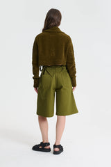 ANNIKA | SHORTS | OLIVE GREEN