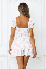 Flora’s Dream Mini Dress White