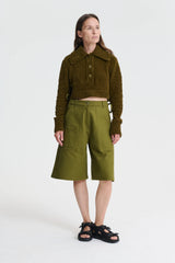 ANNIKA | SHORTS | OLIVE GREEN