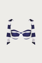 The Lady Bra (Navy/Cream Stripe)