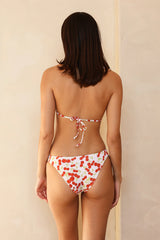 Palm Tie Back Triangle Bikini Top