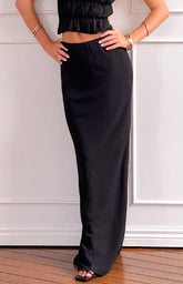 Jacqulin Black Maxi Skirt
