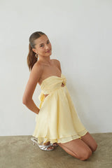 Gabby Twist Babydoll Dress