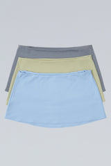 Micro Mini Stretch Skirt. 3-pack