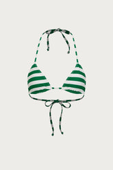 Triangle Top (Green Stripe)