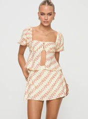 Adios Linen Blend Skort Multi