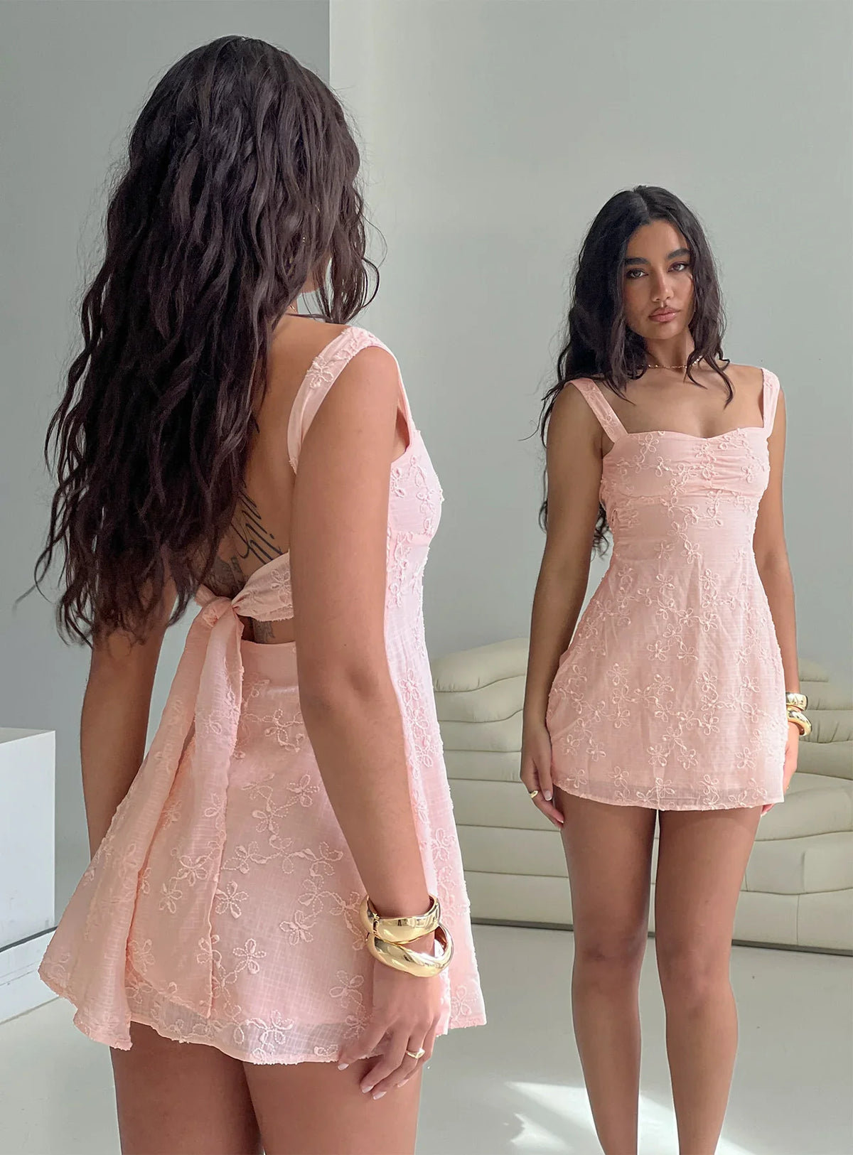 Mcbeath Mini Dress Light Pink