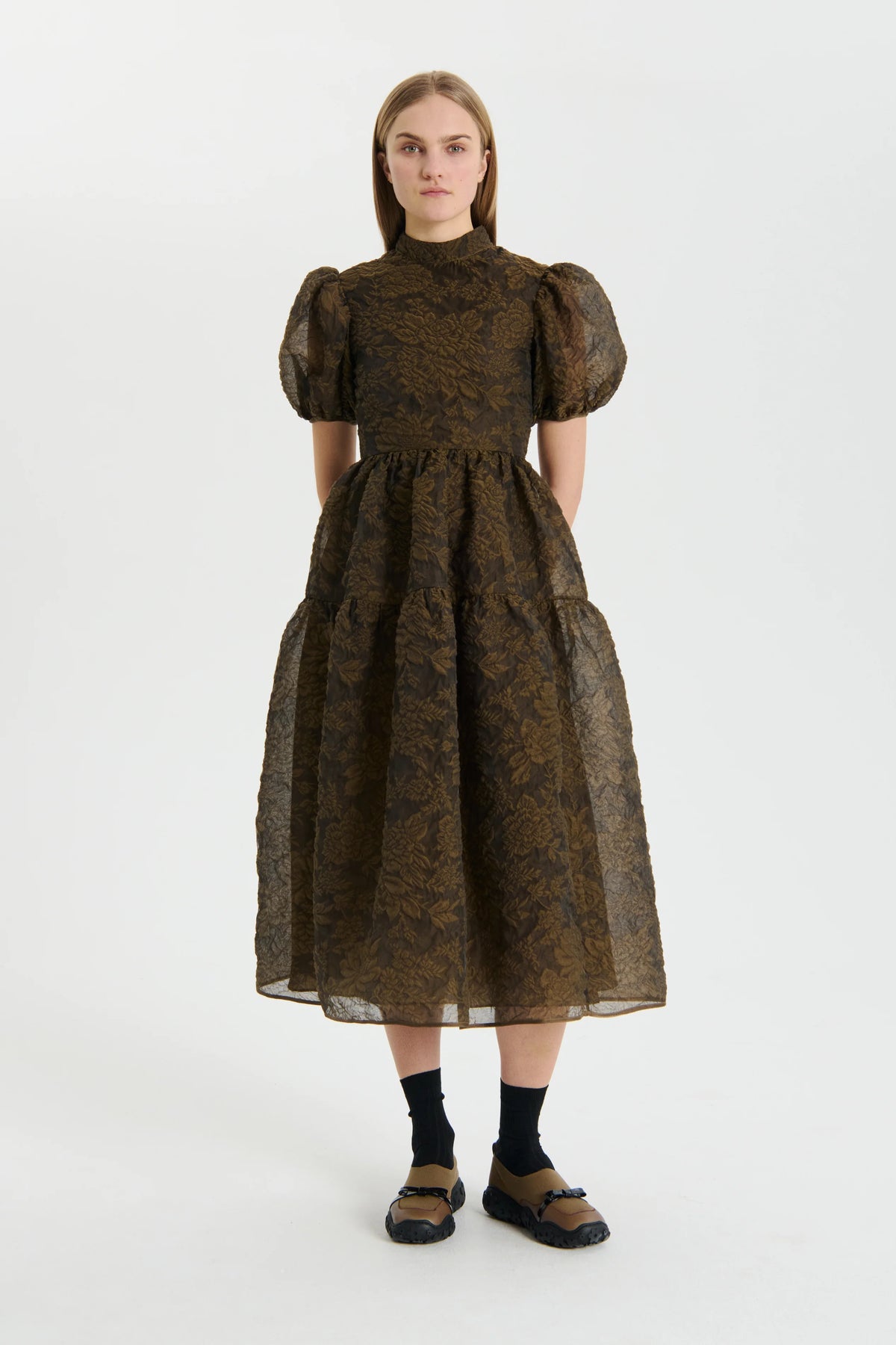 KELLY | DRESS POSY MATELASS… BROWN