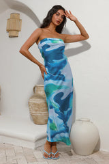 Right Here Maxi Dress Blue