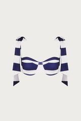The Lady Bra (Navy/Cream Stripe)