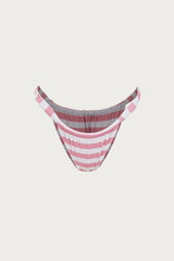 Ruched Bottom (Pink Stripe)