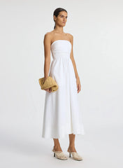 Tate Strapless Midi Dress